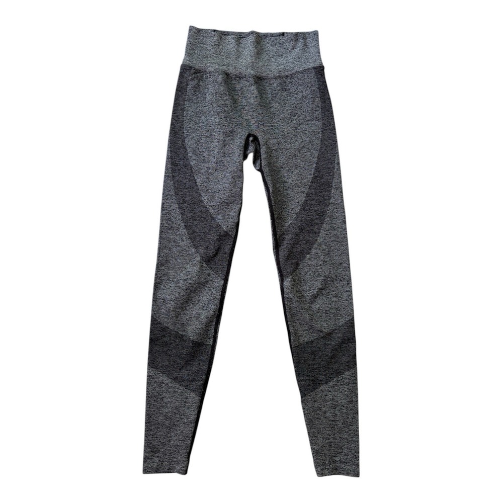 Victoria's Secret Pink Womens XS Active Leggings Space Grey Gym Workout Stretchy